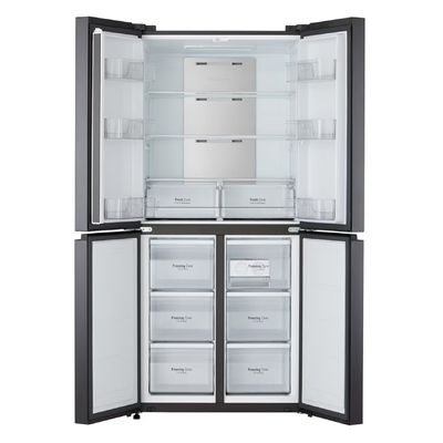 LG 4 Doors Refrigerator 16.6 Cubic Inverter (Black) GC-F20FFBFB.ATBPLMT